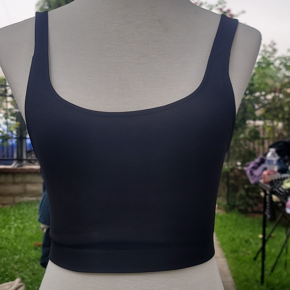 By Together Black sports bra Top small medium